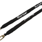 Black dog leash with 'BlueSpot' branding on a white background