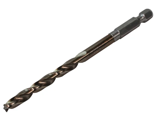 Drill bit on a white background