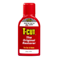 Red bottle of T-Cut restorer on a white background