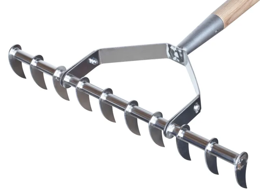 Stainless Steel Long Handled Scarifying Rake, FSC® - [product-vendor]