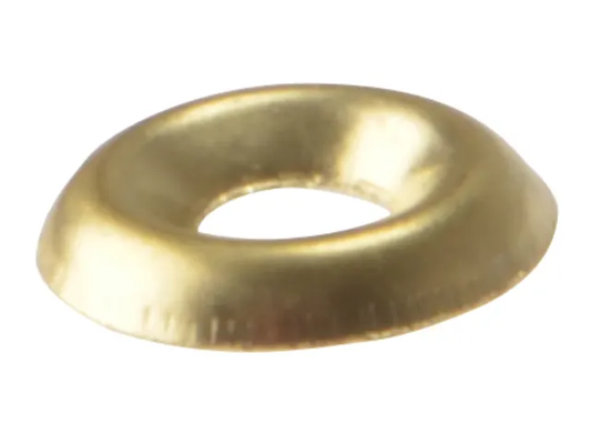 Gold washer on a white background