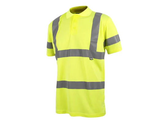 Hi-Vis Yellow Polo Shirt - M (40in)