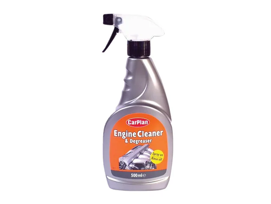 CarPlan Engine Cleaner & Degreaser spray bottle on a white background