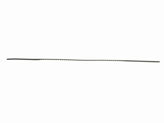 Thin black rod on a white background