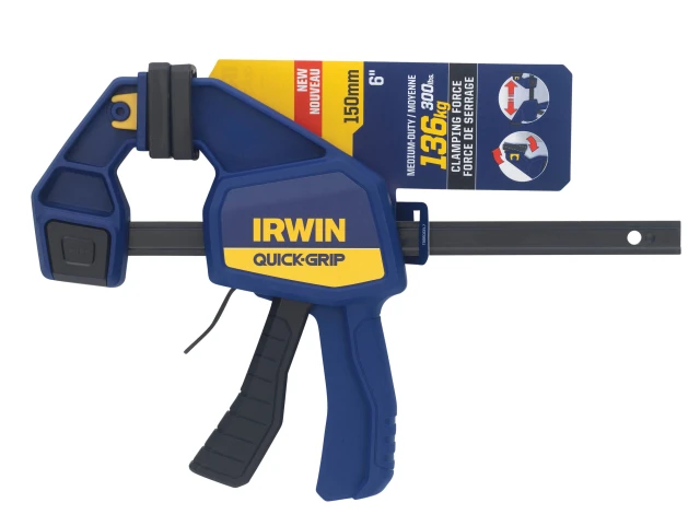 Irwin Quick-Grip clamping tool with packaging on a white background
