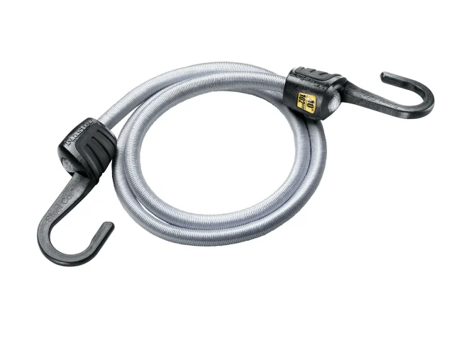 Bungee cord with hooks on a white background