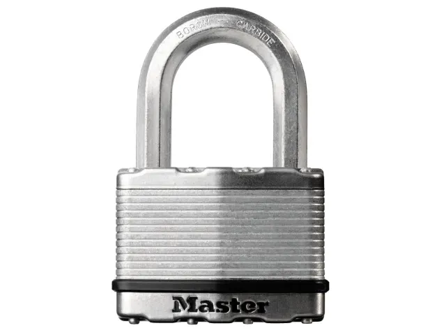 Excell™ Laminated Steel 50mm Padlock 4-Pin - 25mm Shackle