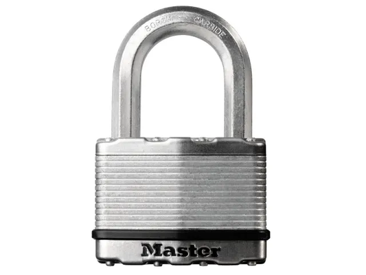 Excell™ Laminated Steel 50mm Padlock 4-Pin - 25mm Shackle