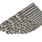 Set of drill bits on a white background