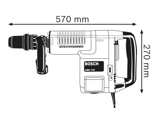 GSH 11 E SDS-Max Professional Demolition Hammer 1500W 110V - [product-vendor]