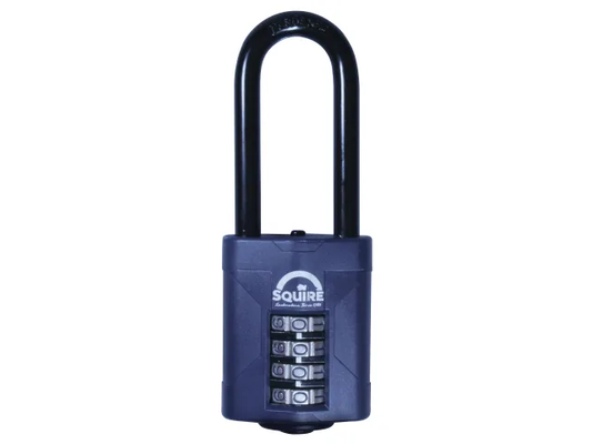 CP50/2.5 Combination Padlock 4-Wheel 50mm Extra Long Shackle 63.5mm Boxed