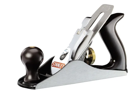 Stanley hand plane on a white background