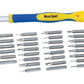 Set of screwdriver bits with BlueSpot branding on a white background