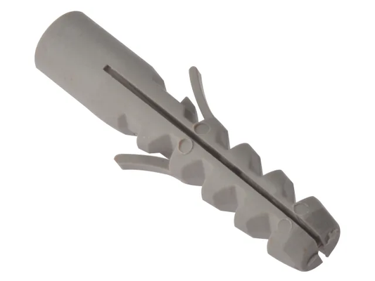 Gray plastic tool with a unique design on a white background