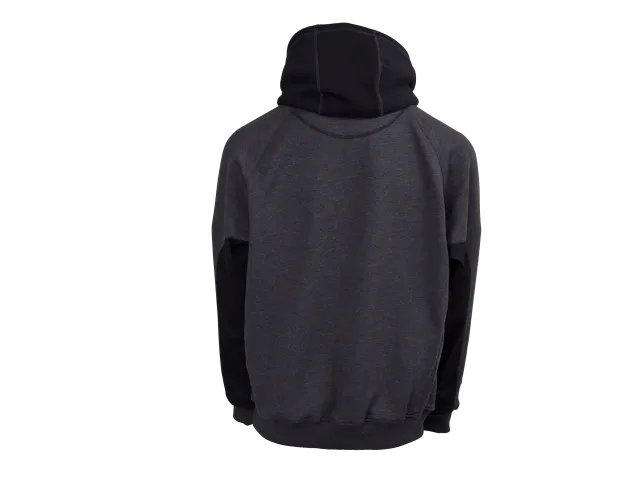 Black hoodie on a white background