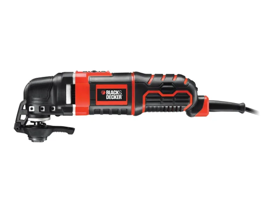 Black and Decker oscillating tool on a white background