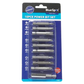 10-piece power bit set in BlueSpot packaging on a white background