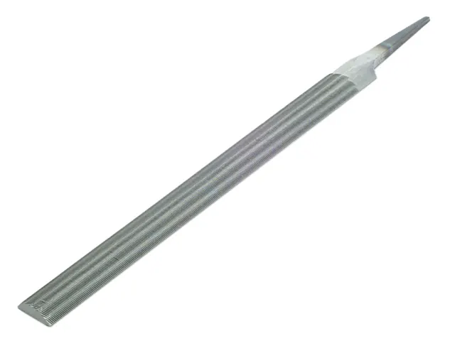 Long blue plastic strip on a white background