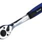 Ratchet wrench with blue handle and 'BlueSpot' branding on a white background