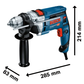 GSB 16 RE Professional Impact Drill 750W 240V - [product-vendor]
