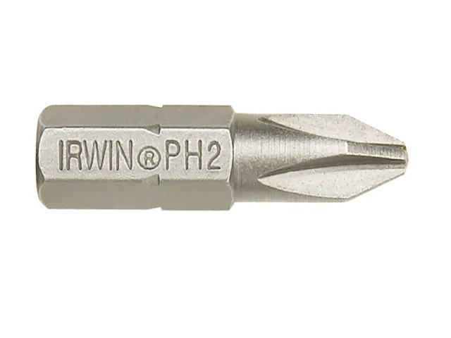 Irwin Phillips head drill bit on a white background