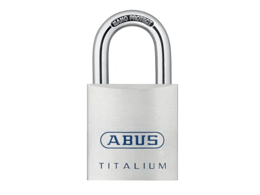ABUS Titalium padlock on a white background