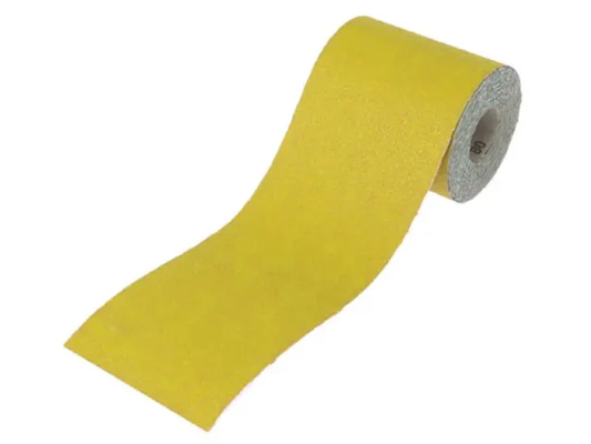 Aluminium Oxide Sanding Paper Roll Yellow 115mm x 50m 60G - [product-vendor]