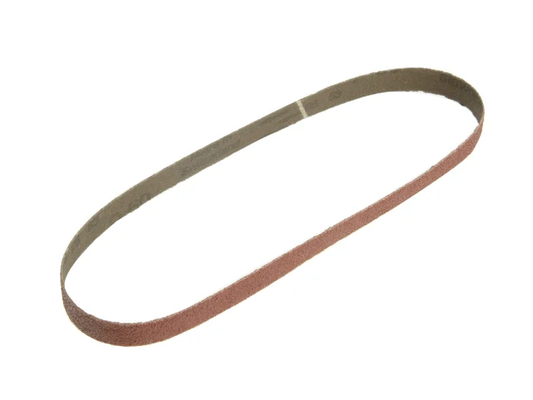 Sanding belt on a white background