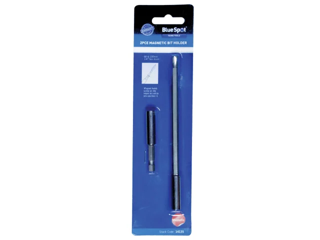 BlueSpot magnetic bit holder packaging on a white background