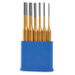Gold Pin Punch Set  6 Piece