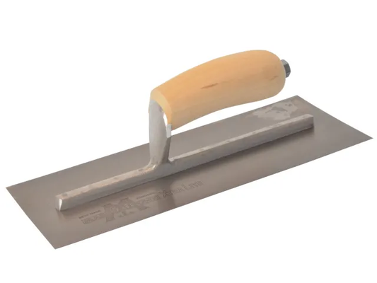 MXS4 Plasterer's Finishing Trowel Wooden Handle 11.1/2 x 4.3/4in