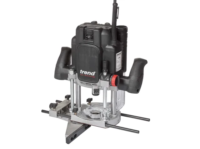 Trend router on a white background