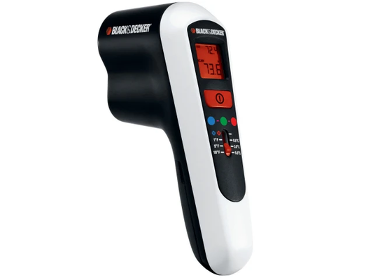 Black and Decker digital thermometer on a white background