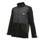 Black and gray jacket with a visible brand logo on a white background