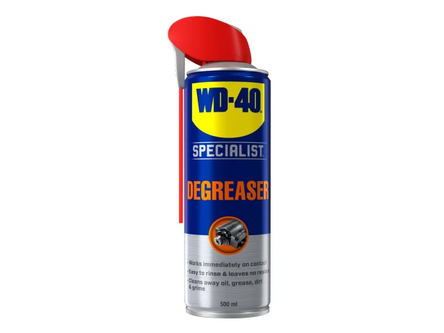WD-40 Specialist Degreaser can on a white background