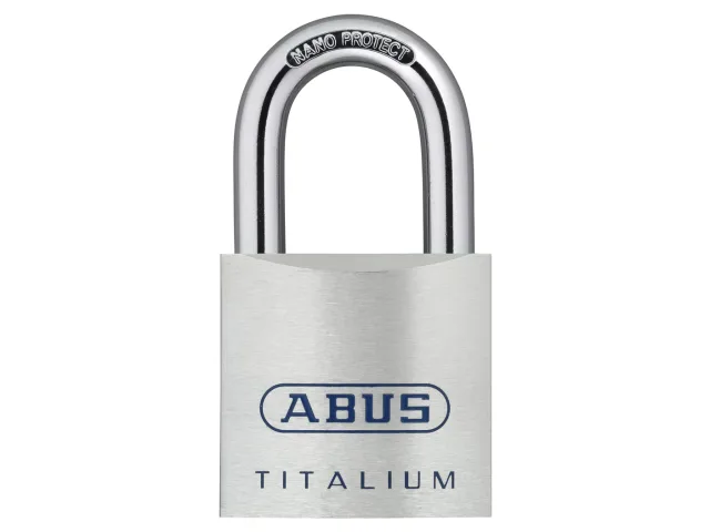 ABUS Titalium padlock on a white background