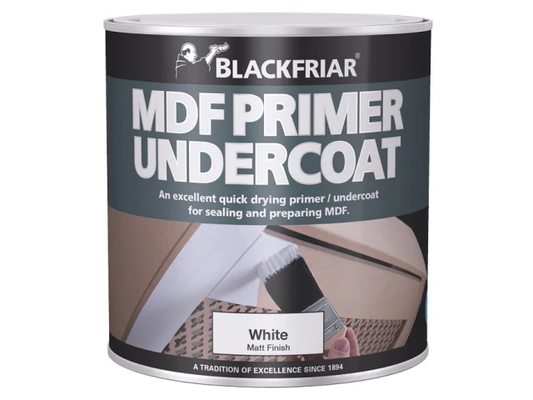 Blackfriar MDF Primer Undercoat can on a white background
