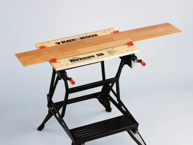 Black and Decker Workmate 520 workbench on a light gray background