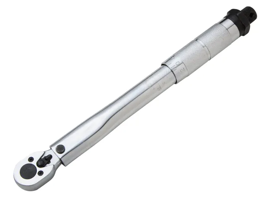 Torque wrench on a white background