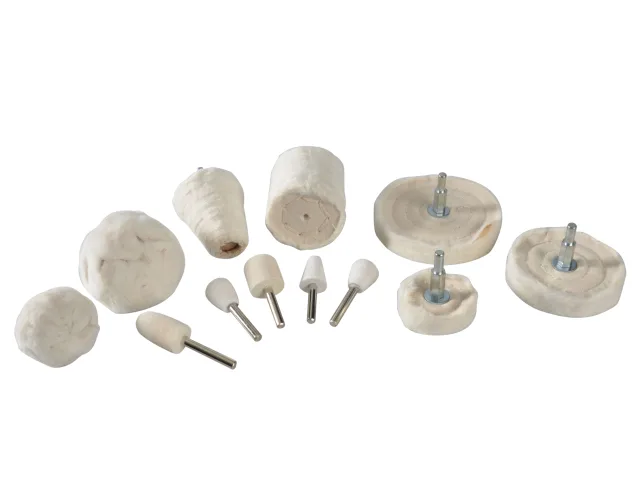 Set of various polystyrene foam shapes on a white background