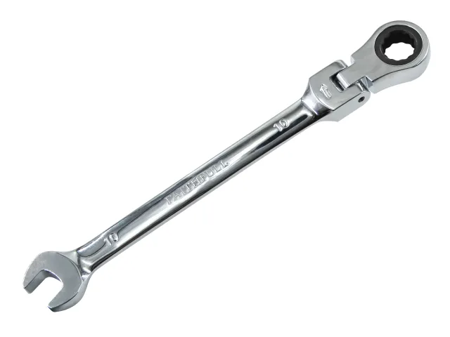 Metal file with black handle on a white background