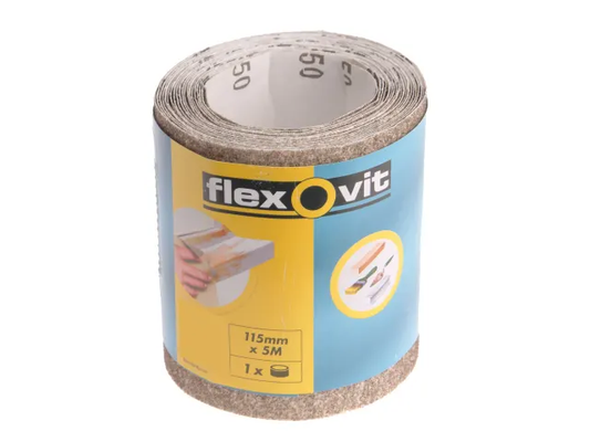 General Purpose Sanding Roll 115mm x 5m Coarse 80G - [product-vendor]
