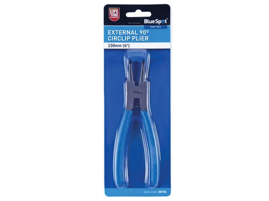 Circlip Pliers External Bent 90? Tip 150mm (6in)