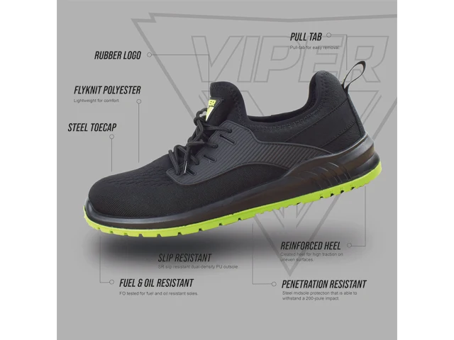 Viper S1P Safety Trainers UK 8 EUR 42 - [product-vendor]