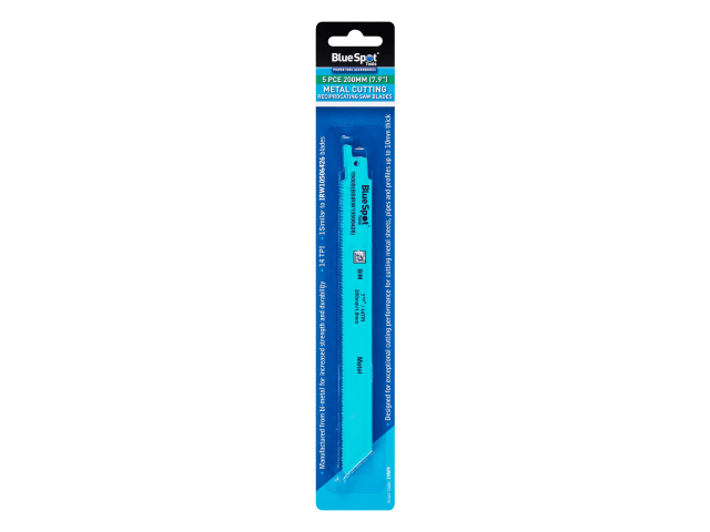 BlueSpot brand blade set packaging on a white background
