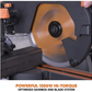 Circular saw blade with 'Powerful 1500W Hi-Torque' text on a white background