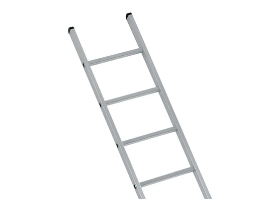 Industrial Single Aluminium Ladder with Stabiliser Bar 4.17m 14 Rungs
