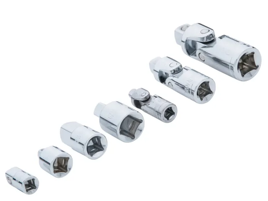Set of socket extensions on a white background
