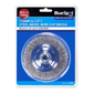 BlueSpot Steel Bevel Wire Cup Brush packaging on a white background