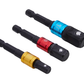 Colour-Coded Impact Socket Adaptor Set, 3 Piece